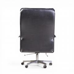 Guido Faleschini Guido Faleschini for Mariani Mid Century Big Executive Leather Desk Chair - 4550686