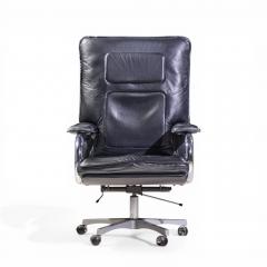 Guido Faleschini Guido Faleschini for Mariani Mid Century Big Executive Leather Desk Chair - 4550691