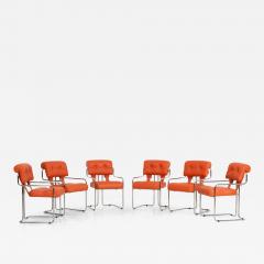 Guido Faleschini Guido Faleschini for i4 Mariani Tucroma Dining Chairs Set of Six Italy 1971 - 4289016
