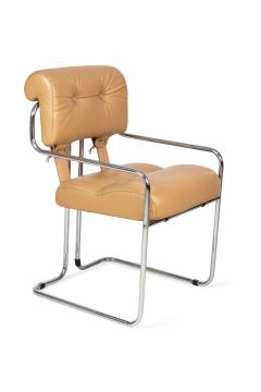 Guido Faleschini Set of 12 Mariani Italian Upholstered Tucroma Dining Chairs - 2789706