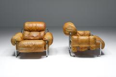 Guido Faleschini Tucroma Lounge Chairs set By Guido Faleschini for Pace Collection 1970s - 2183766