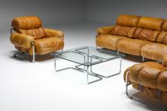 Guido Faleschini Tucroma Three Seater Sofa Set By Guido Faleschini for Pace Collection 1970s - 2183725