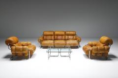 Guido Faleschini Tucroma Three Seater Sofa Set By Guido Faleschini for Pace Collection 1970s - 2183726