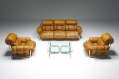 Guido Faleschini Tucroma Three Seater Sofa Set By Guido Faleschini for Pace Collection 1970s - 2183731