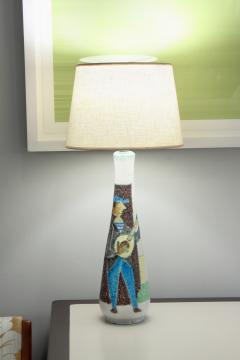 Guido Gambone Exceptional Ceramic Table Lamp by Guido Gambone - 190424