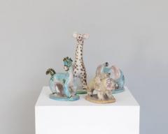 Guido Gambone GUIDO GAMBONE CERAMIC ANIMAL SCUPTURES ITALY C 1950 - 3523393