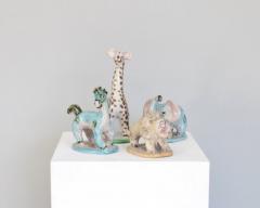 Guido Gambone GUIDO GAMBONE CERAMIC ANIMAL SCUPTURES ITALY C 1950 - 3523397