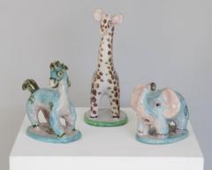 Guido Gambone GUIDO GAMBONE CERAMIC ANIMAL SCUPTURES ITALY C 1950 - 3523414