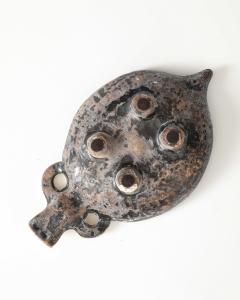Guido Gambone Glazed Ceramic Ram Bowl in the Manner of Guido Gambone Italy c 1950 - 4609507