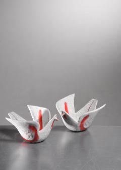 Guido Gambone Guido Gambone Pair Zoomorphic Ceramic Bowls - 3114718