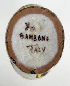 Guido Gambone Italian Guido Gambone Glazed Ceramic Vessel with Stopper Signed on Underside - 4045388
