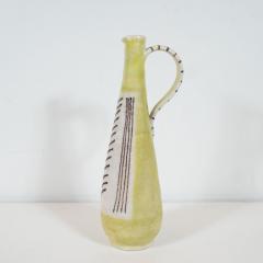 Guido Gambone Signed Guido Gambone Mid Century Modern Hand Crafted Ceramic Pitcher - 1560428