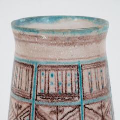 Guido Gambone Signed Guido Gambone Mid Century Modern Hand Painted Ceramic Vase - 1560352