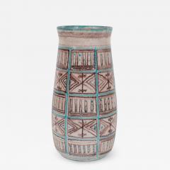 Guido Gambone Signed Guido Gambone Mid Century Modern Hand Painted Ceramic Vase - 1563224