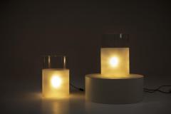 Guido Maria Rosati Set Fatua Table Lamps by Guido Rosati for Fontana Arte Italy 1970s - 4300177