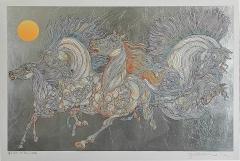 Guillaume Azoulay Guillaume Azoulay Lever de Soleil Limited Edition Etching Hand signed Numbered - 3893107