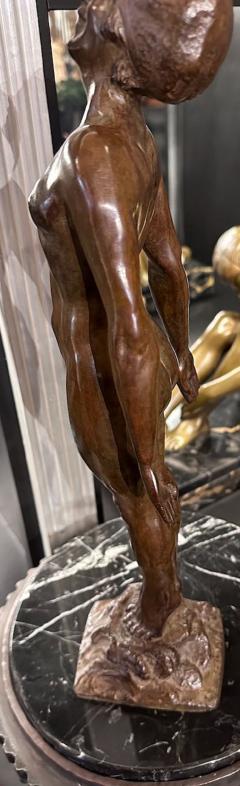 Guillaume Dumont French Art Deco Bathing Nude Female Statue by Guillaume Dumont 1923 - 3827639
