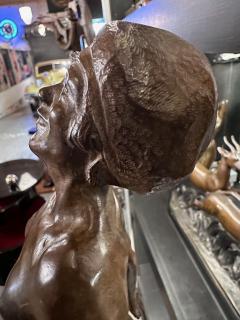Guillaume Dumont French Art Deco Bathing Nude Female Statue by Guillaume Dumont 1923 - 3827649
