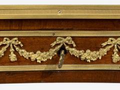 Guillaume Groh Kidney Shaped Desk and Chair Leather Bronze France 19th c  - 4550654