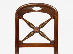 Guillaume Groh Kidney Shaped Desk and Chair Leather Bronze France 19th c  - 4550659
