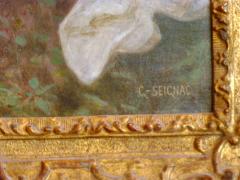Guillaume Seignac Guillaume Seignac The Swing Oil On Canvas Painting Signed - 4525529