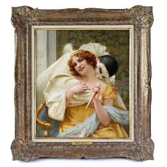 Guillaume Seignac Pierrot the Victor Guillaume Seignac 1870 1924 Oil on Canvas - 4525390