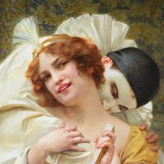 Guillaume Seignac Pierrot the Victor Guillaume Seignac 1870 1924 Oil on Canvas - 4525393