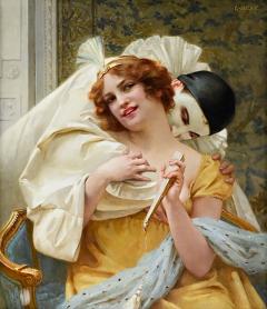 Guillaume Seignac Pierrot the Victor Guillaume Seignac 1870 1924 Oil on Canvas - 4527081