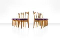 Guillerme et Chambron 6 Guillerme et Chambron Dinner Chairs France ca 1960s - 994992