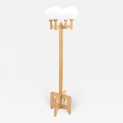 Guillerme et Chambron A French Guillerme et Chambron designed oak floor lamp circa 1960 - 1647963