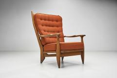 Guillerme et Chambron A Set of Solid Oak Edouard Armchairs by Guillerme and Chambron France 1960s - 3483526