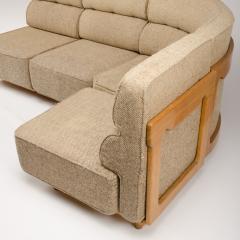 Guillerme et Chambron A four part sofa in solid oak by French designers Guillerme et Chambron - 1685341