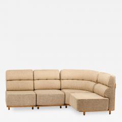 Guillerme et Chambron A four part sofa in solid oak by French designers Guillerme et Chambron - 1685607