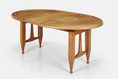 Guillerme et Chambron Blond oak center table or dining table by Guillerme Chambron for Votre Maison - 3407038