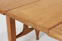 Guillerme et Chambron Blond oak center table or dining table by Guillerme Chambron for Votre Maison - 3407039