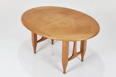 Guillerme et Chambron Blond oak center table or dining table by Guillerme Chambron for Votre Maison - 3407043