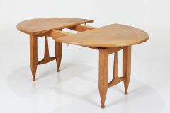 Guillerme et Chambron Blond oak center table or dining table by Guillerme Chambron for Votre Maison - 3407044