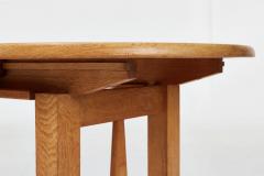 Guillerme et Chambron Blond oak center table or dining table by Guillerme Chambron for Votre Maison - 3407046