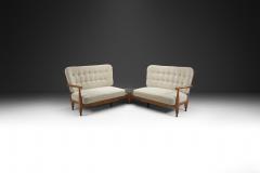 Guillerme et Chambron Corner Sofa with Faience Table France 1960s - 2915013