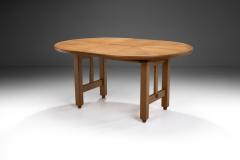 Guillerme et Chambron Extendable Oak Dining Table by Guillerme et Chambron France 20th Century - 3570600