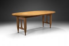 Guillerme et Chambron Extendable Wood and Veneer Dining Table by Guillerme et Chambron France 1960s - 3570538
