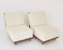 Guillerme et Chambron FRENCH GUILLERME ET CHAMBRON LOUNGE CHAIRS VOTRE MAISON MODEL ELMYRE - 1904021