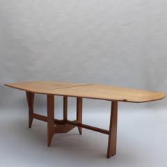 Guillerme et Chambron Fine French 1950s Oak Portefeuille Table by Guillerme Chambron - 3911697