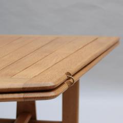 Guillerme et Chambron Fine French 1950s Oak Portefeuille Table by Guillerme Chambron - 3911706