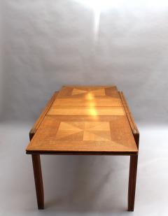 Guillerme et Chambron Fine French 1970s Extendable Oak Dining Table by Guillerme Chambron - 2588810