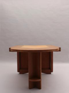 Guillerme et Chambron Fine French 1970s Oak Folding Table by Guillerme Chambron - 3494838