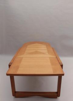 Guillerme et Chambron Fine French 1970s Oak Folding Table by Guillerme Chambron - 3495006