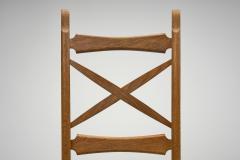 Guillerme et Chambron Five Upholstered Dining Chairs by Guillerme et Chambron France ca 1960s - 4566835