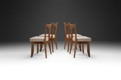 Guillerme et Chambron Four Dining Chairs by Guillerme et Chambron for Votre Maison France 1960s - 4515778