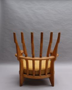 Guillerme et Chambron French 1950s Grand Repos Armchair by Guillerme et Chambron - 2004623